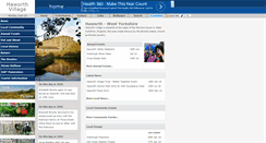 Desktop Screenshot of haworth-village.org.uk